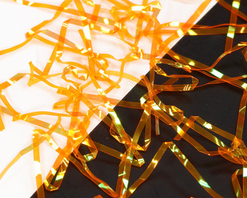 Perdigon Strips, 1 mm, Hot Orange Pearl / 41